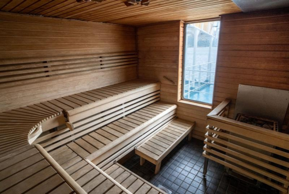 A little sauna sounds nice after a day of Antarctica exploring