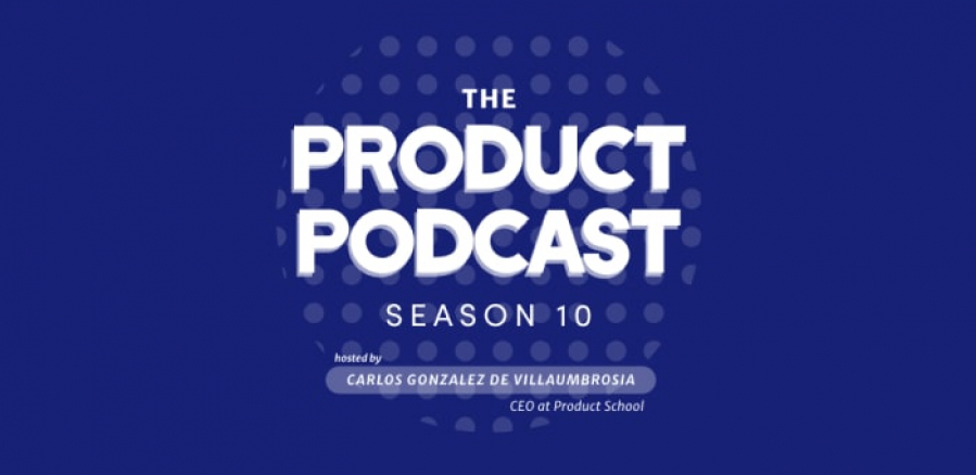 Image showing the logo from 'The Product Podcast'.