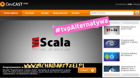 Programowanie w języku Scala
#tvpAlternatywa