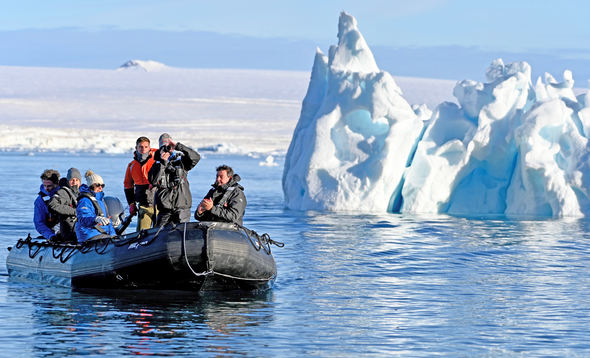 Zodiac Ride in Antarctica