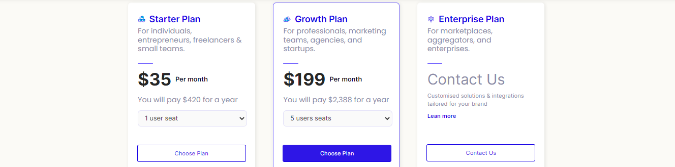 Peppertype pricing plans